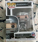Funko Pop! Football NFL Las Vegas Raiders Maxx Crosby Vinyl #308 w/ Protector