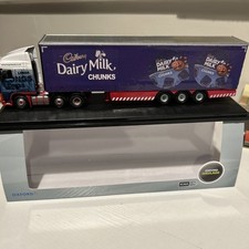 Oxford Diecast 1:76 Longs Of Leeds Daf Unit And Code 3 Dairy Milk Trailer