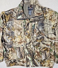realtree camo jacket mens XL AP HD hunting 5 pocket double zipper 11733 AP