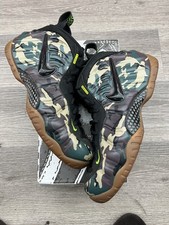 Size 10 - Nike Air Foamposite Pro Army Camo 587547-300 Pre Owned No Box