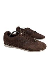 Adidas Porsche Design 360 Trainers Mens UK 10.5 Brown Suede AQ5348 EU 45.3