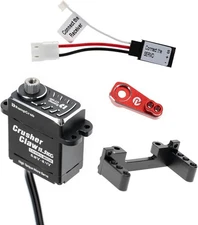 RampCrab High Torque Servo with Horn and Mount for FMS FCX24, red 