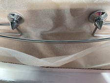 GINGER- SYNCHRO DOUBLE TOWEL BAR 24/33 INCHES-CHROME