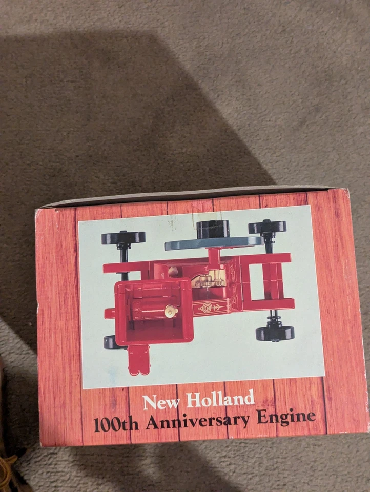 1/8 1995 ertl nueva holanda 100 aniversario hit + miss motor en la caja nuevo Foto 2 de 4
