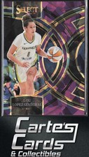 Lou Lopez Senechal 2024 Panini Select WNBA #120 Prizms Purple Ice Wings 143/149