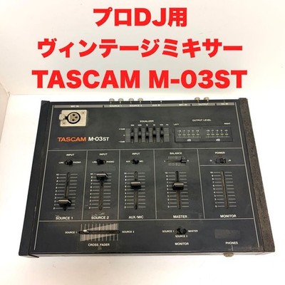 TASCAM Vintage DJ Mixer M-03ST Analog 3-Channel Used For Repair | eBay