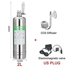 Aquarium CO2 Generator Kit Edelstahl CO2 Zylinder Generator für Pflanzenfische