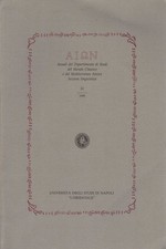 AIΩN 21, 1999 - AA.VV. (Università degli Studi di Napoli "L'Orientale")