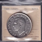 1945 5/5 Canada 1 Dollar Argent EF 45 – ICCS