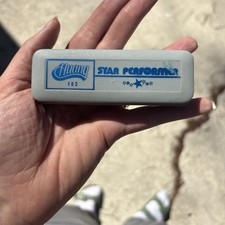 Vtg. Harmonica HUANG STAR PERFORMER HARP KEY OF Bb B, 102, Original Case 4"x1"
