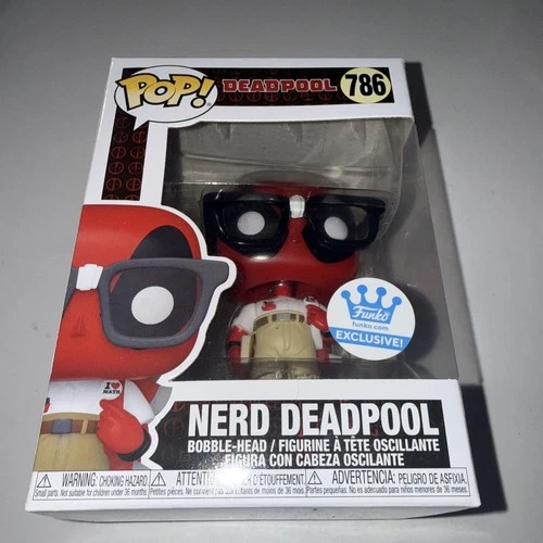 Funko Pop! Vinyl: Marvel - Nerd Deadpool - Funko Web (FW) (Exclusive) #786