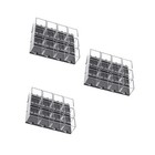 Set of 3 Specimen Display Case Transparent Box Mineral Clear Acrylic Boxes for