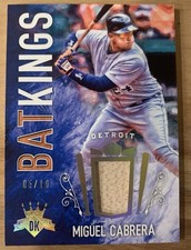 2017 Diamond Kings Bat Kings Miguel Cabrera Super Short Print 5/10 Future HOFer