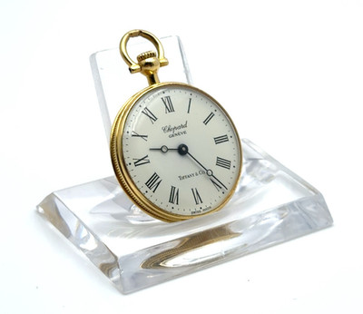 Chopard Taschenuhr für Tiffany & Co., 18 Karat Gelbgold, selten