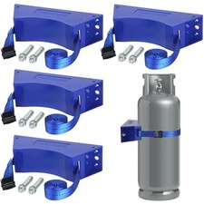 4PCS Propane Tank Holder, Gas Cylinder Holder, Propane Tank Mount ABS Ga