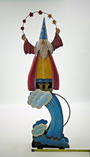 Wizard Balance Pendulum Wave Base, Arms Also Balance 26" Metal Decor Folk Art