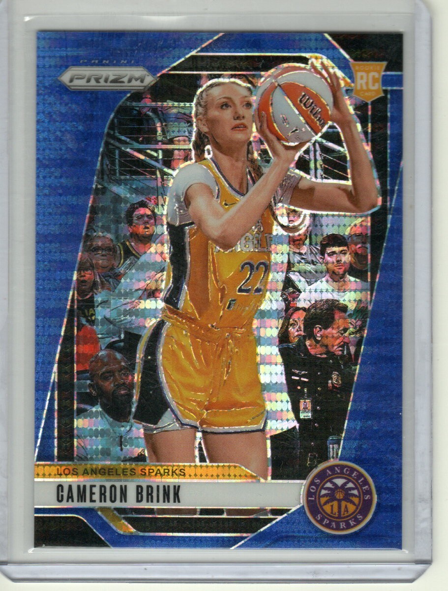 2024 Panini Prizm WNBA - Cameron Brink #127 Blue Pulsar Prizm /199 (RC)