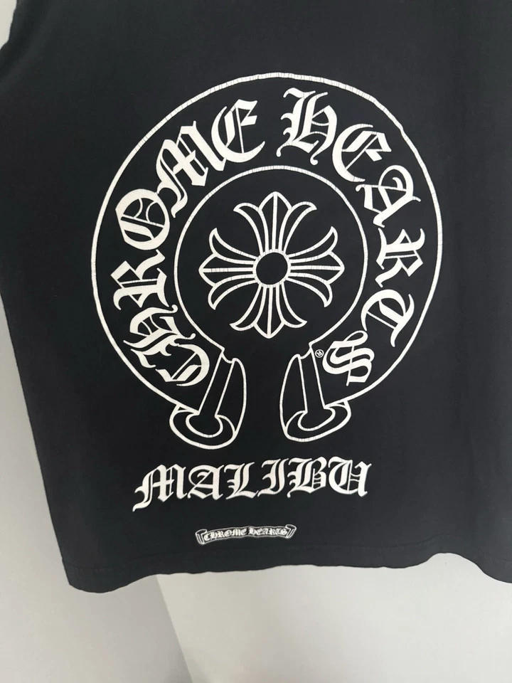 Camiseta Herradura 100% Auténtica Cromo Corazones Malibu Talla Grande Foto 3 de 4