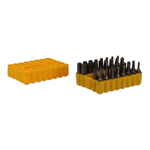 33pc Security Tamperproof Hex Allen Star Torx Tri Wing Metric Imperial 1/4" Bits - Picture 1 of 3