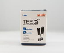 TEE2 test strips x 50 - for TEE2+ blood glucose meter. Brand new in box