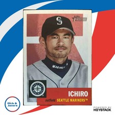 2002 Topps Heritage Ichiro #1 Seattle Mariners