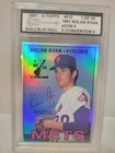 2007 E-TOPPS Baseball Card 1967 NOLAN RYAN  1 OF 25 CLEVELAND BLUE #610