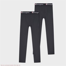 Champion Youth 2pk Compression Pants - Black XL 14/16 