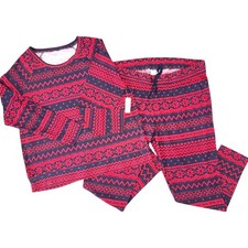 Old Navy NWT Pajama Set   XL   Red/Blue Aztec Snowflake Pattern