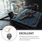 Porte-clés En Peluche Ours Avec Casque - Charm Pour Filles Et