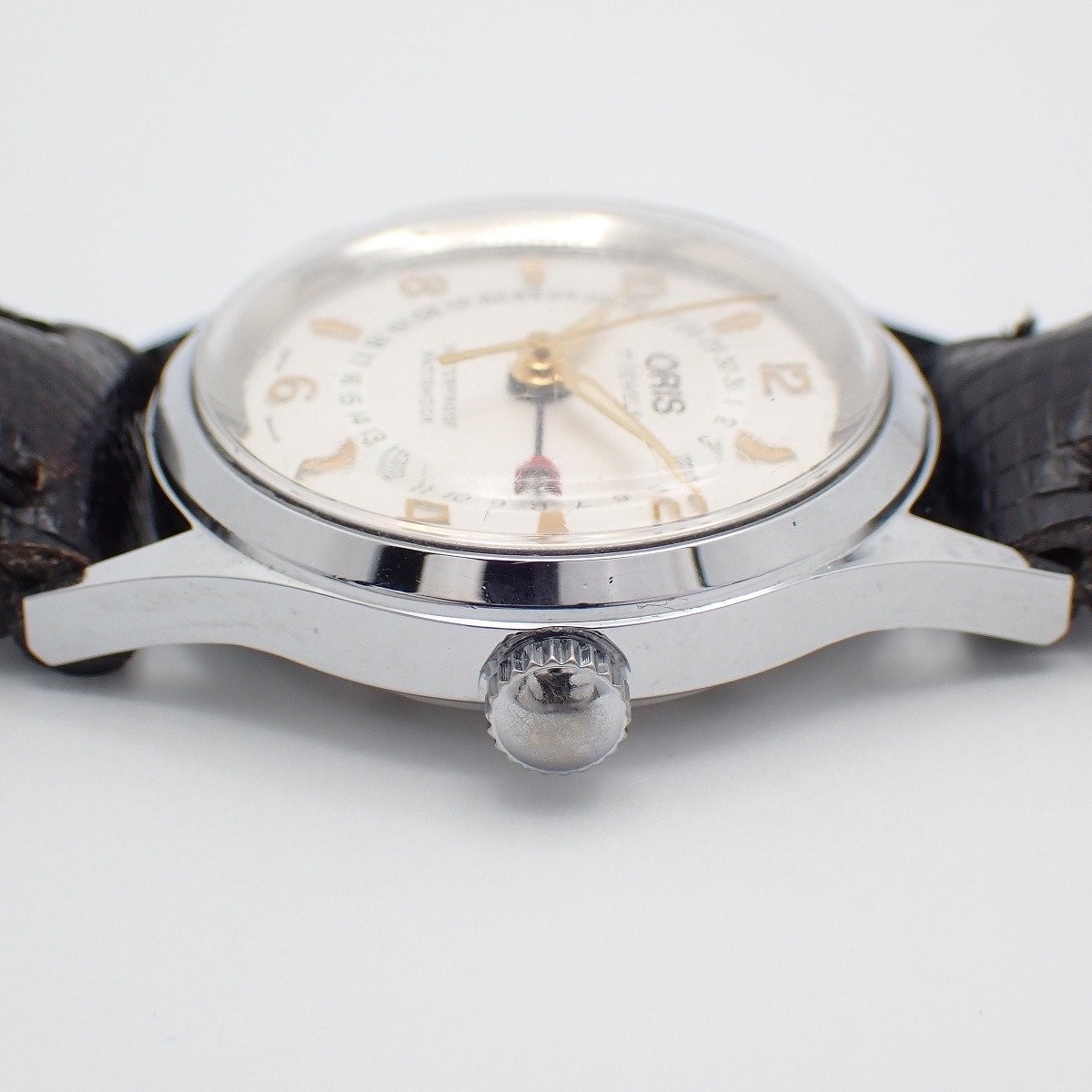 Oris Pointer Date, manual winding, original leath… - image 6