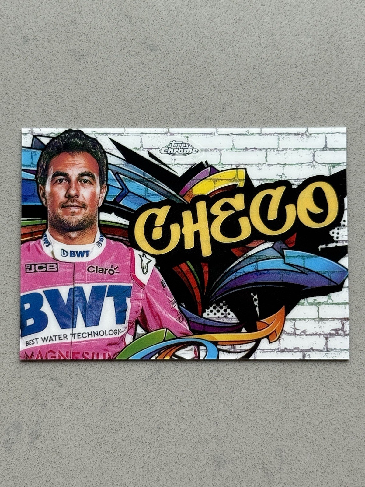 SERGIO PEREZ - 2020 Topps Chrome Formula 1 CHECO #TT-10 Track Tags F1 RC