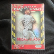 2025 Topps Stadium Club In Case Of Emergency Insert Derek Jeter