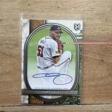 Topps 2025 Museum Collection Archival Autographs Chris Sale Auto /199 AS-CS