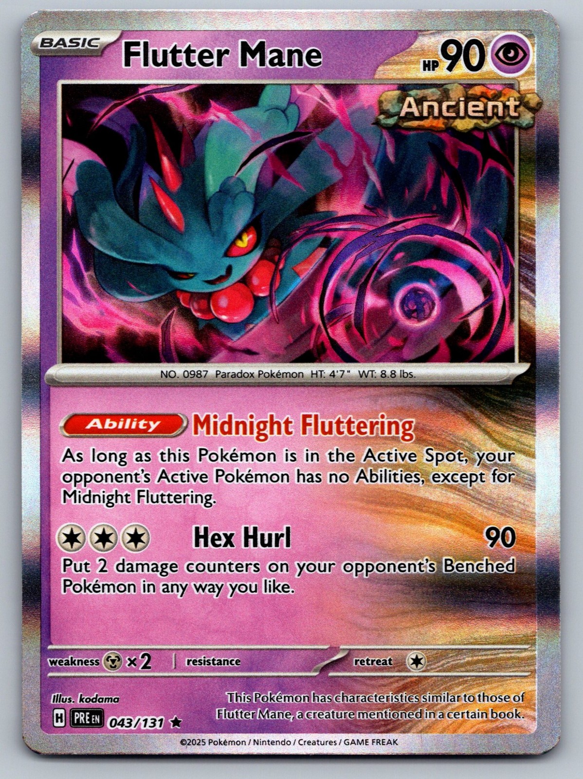 Flutter Mane Holofoil [PRE - 043/131]