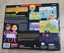 Nintendo EarthBound Complete Box SNES Manual Guide Scratch & Sniff Cards