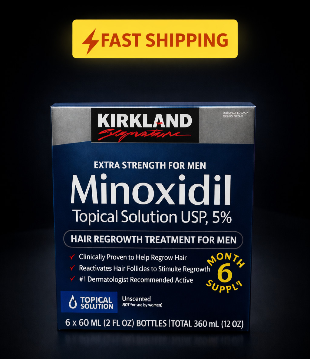Kirkland Signature Minoxidil 5% Men Hair Regrowth Solution 6