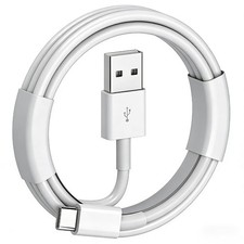 CarPlay USB-A to USB-C Cable for iPhone 17 16 15 Pro Max 3FT White