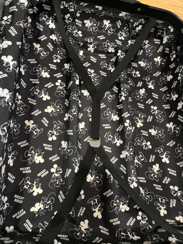 23" Disney Parks Mickey Mouse Comic Strip Large Hardshell Rolling Suitcase - Image 4 of 4