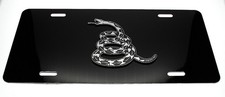Dont Tread On Me 3d The Gadsden Flag Metal Novelty Car License Plate Auto Tag