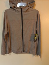 Athletic Works Boys Hooded Outdoor Jacket Taupe Size XXL 18