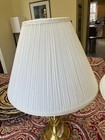 Pair Stiffel  Brass Table Lamps With Shades — photo 5