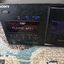 SONY - DVP-CX985v Disc Explorer 400 CD/ DVD SACD - PARTS or REPAIR ONLY 1