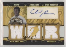 2006 Topps Triple Threads Auto Relics Gold 7/9 Chad Jackson #TTRA-53 Auto r7d