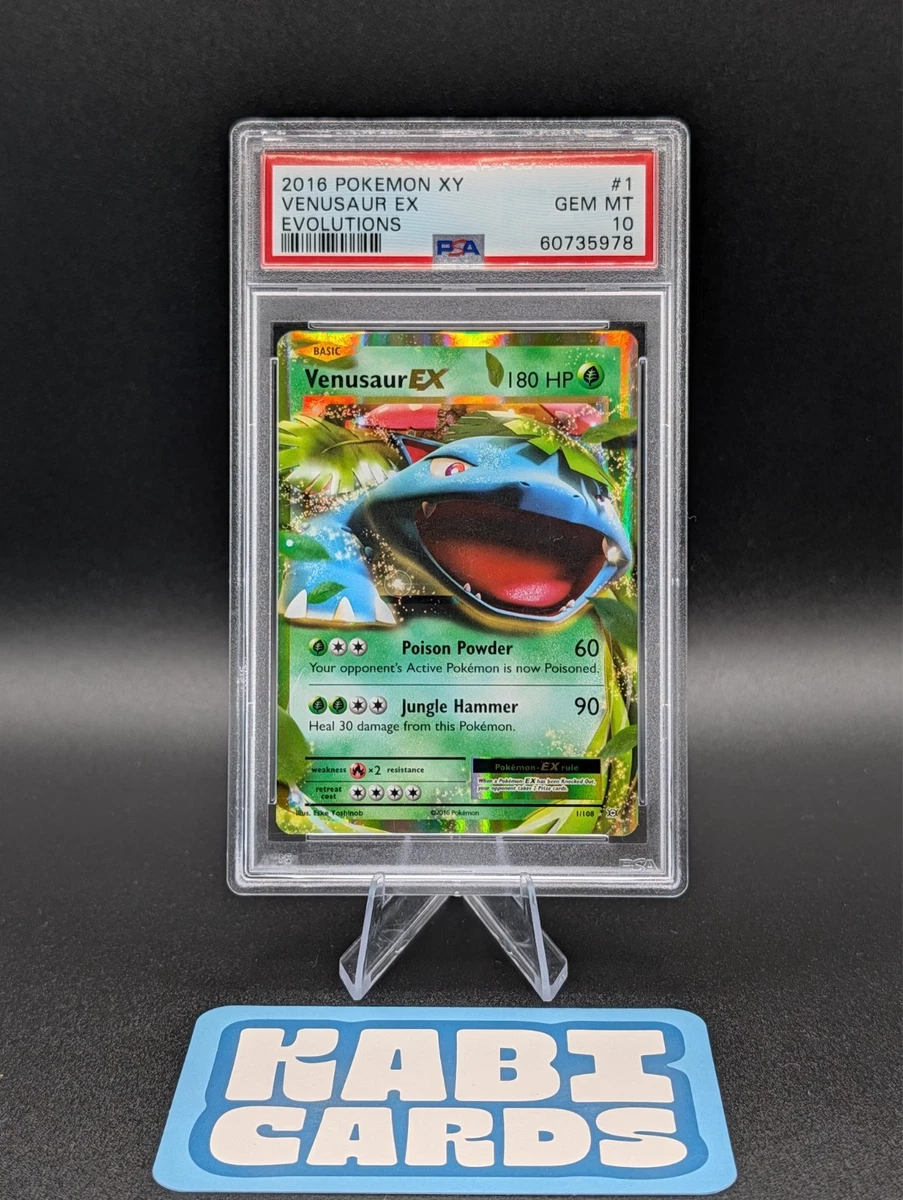 Venusaur Pokémon TCG PSA Grade 10 Individual Collectable Card Game