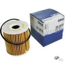MAHLE Ölfilter mit Verschlussschraube für Volvo V70 II 2.4 2.5 T 2.0 V40 Kombi