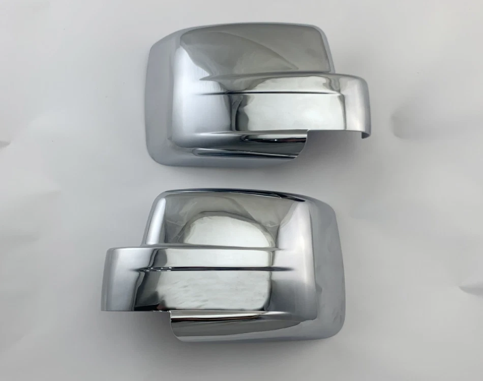 Rearview Mirror Side Cover Trim Chrome For 08-12 JEEP LIBERTY Dodge Nitro 2PCS - Imagem 2 de 3