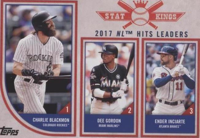 2018 Topps Big League - Charlie Blackmon Dee Gordon Ender Inciarte #305 - 1 of 1