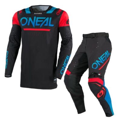 O'Neal 2025 Motocross Combo Kit Prodigy Five Four Black Blue MX Off Road Enduro