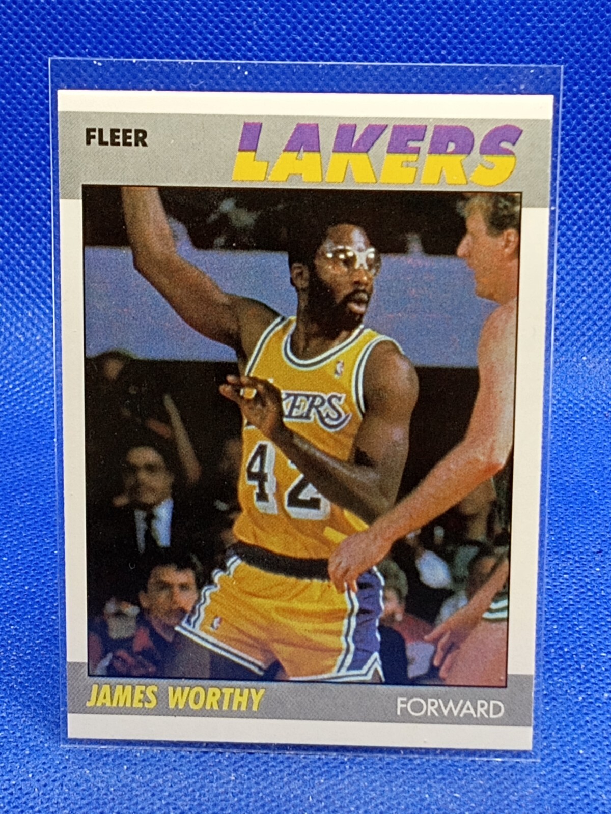 1987-88 Fleer Basketball #130 James Worthy