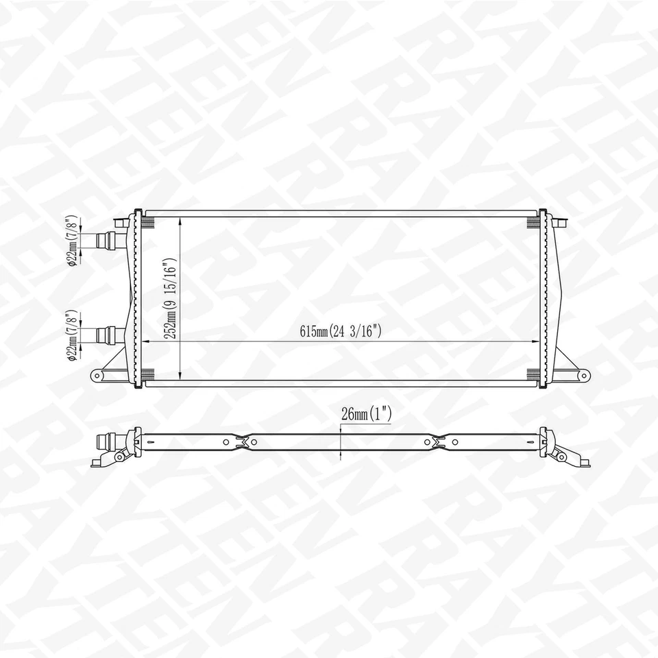 Radiator Fit for Mercedes-Benz: GL550 2013-2016; ML550 2012-2015 - Image 2 of 4